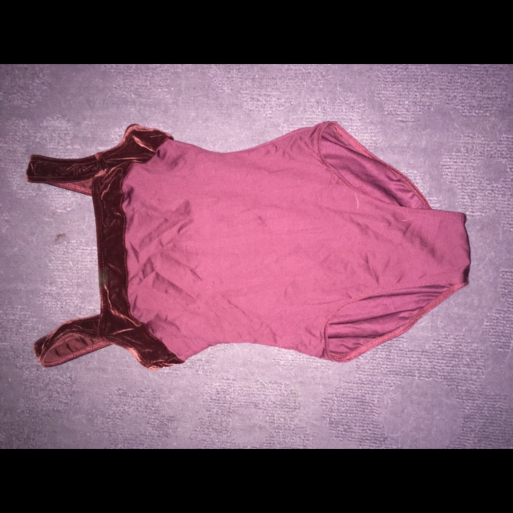 Wide strap leotard
